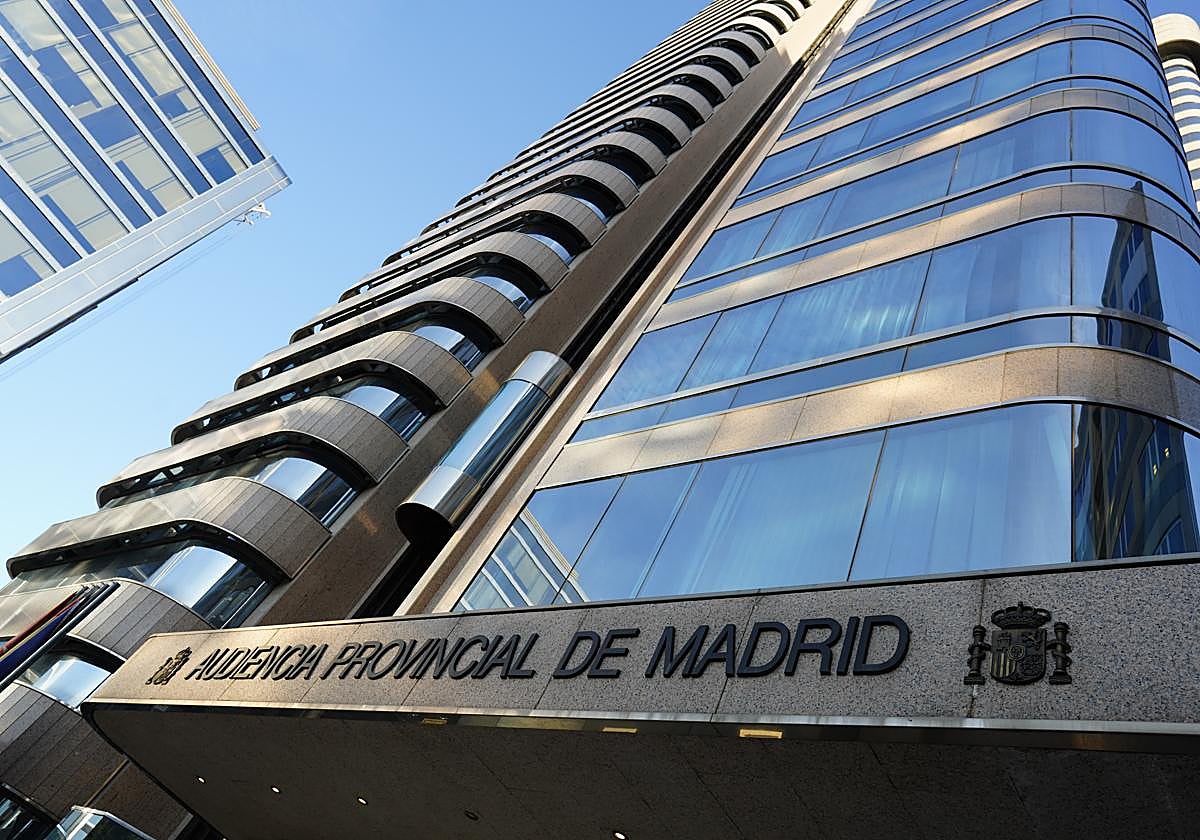 Audiencia Provincial de Madrid.