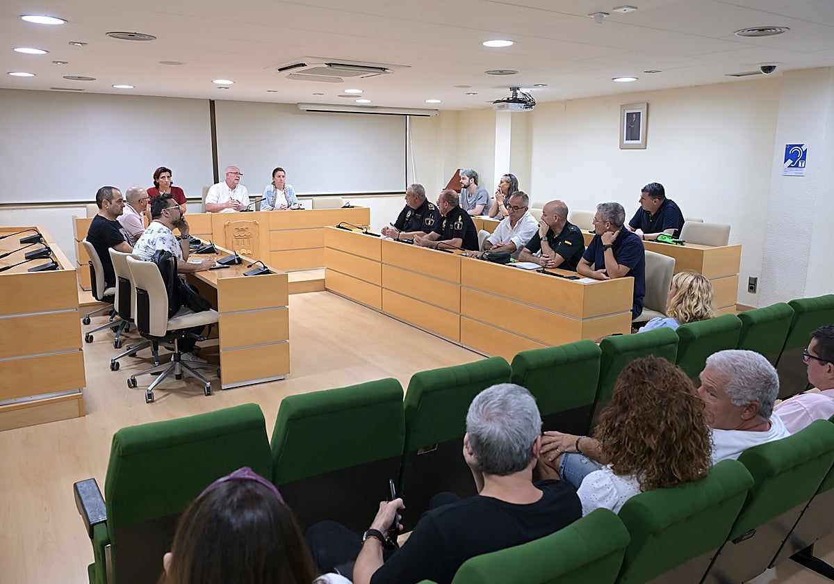Imagen del pleno extraordinario del Ayuntamiento de Paiporta