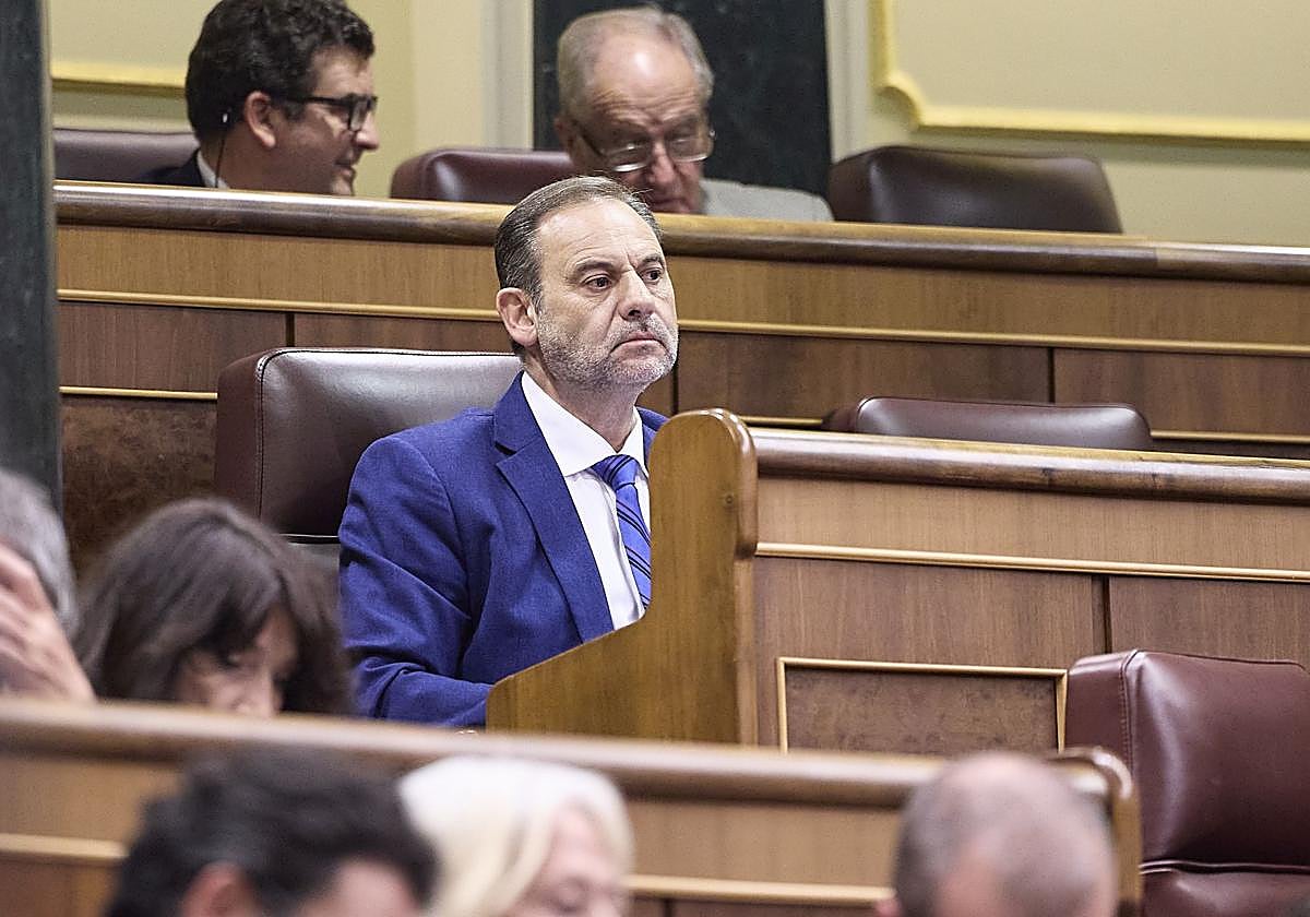 Ábalos, en el Congreso, la semana pasada