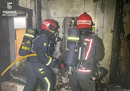 Así quedó una casa tras caer un rayo e incendiarla durante la dana Alice en Castellón