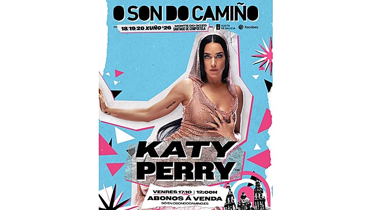 Katy Perry encabeza la nueva edición de O Son do Camiño con una descarga de «himnos» pop