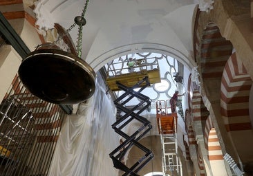 Cultura autoriza la primera fase de restauración de la zona incendiada en la Mezquita de Córdoba
