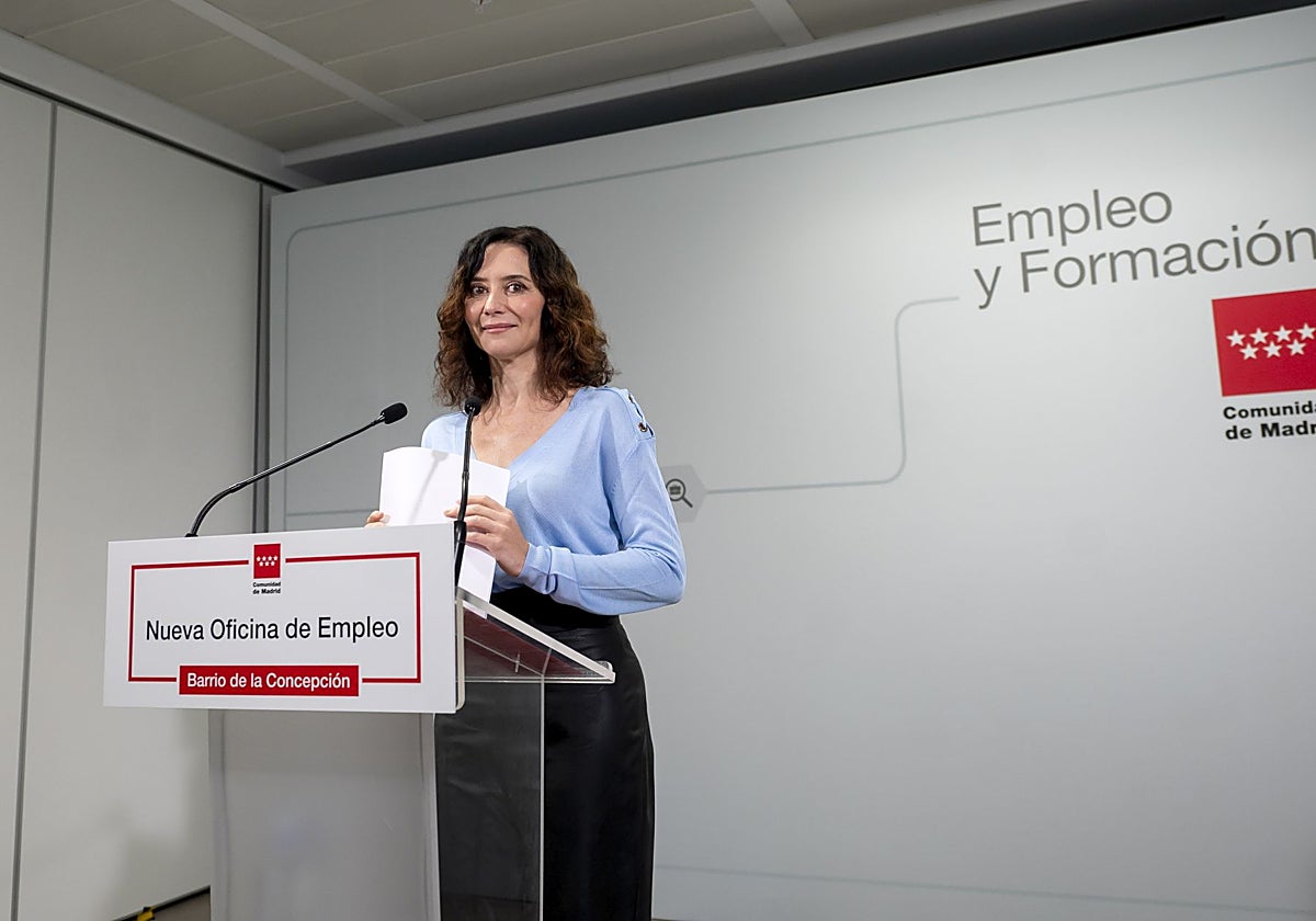 Isabel Díaz Ayuso, presidenta regional