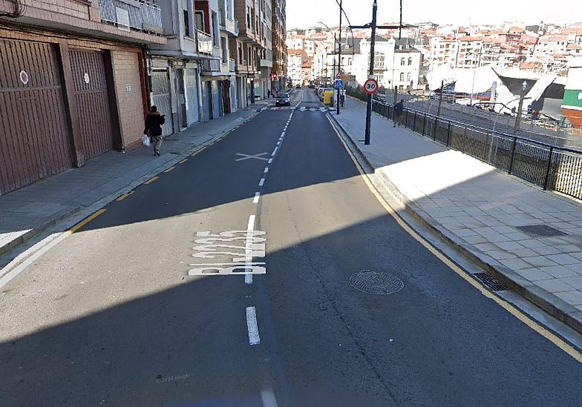 La zona donde se han producido los hechos en Bermeo