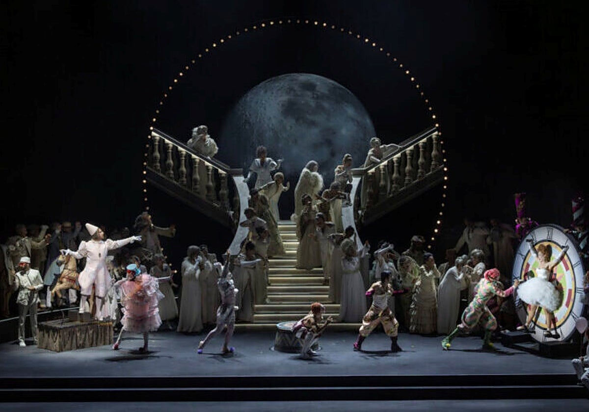 Ensayo general de la obra Fausto de Gonoud en Valencia