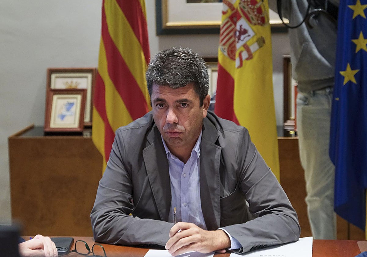 Carlos Mazón, presidente de la Generalitat Valenciana