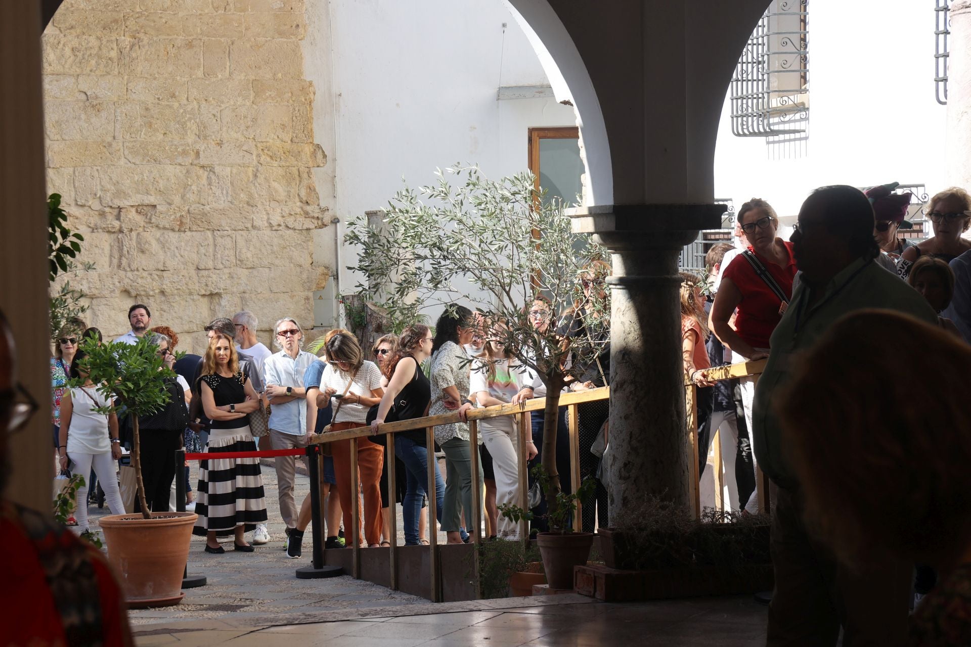 Las multitudinarias visitas a los patios de Flora en Córdoba, en imágenes