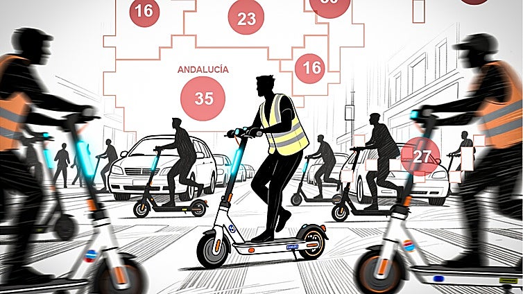 Los accidentes con patinetes eléctricos aumentan un 23% en un año y obligan a tomar nuevas medidas para su control