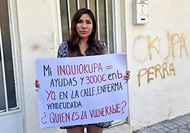 La pesadilla sin fin de Jacqueline: «Mi inquiokupa me fríe a denuncias y amenazas, y yo duermo en el sofá de una amiga»