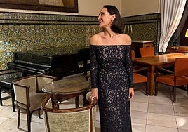 Tamara Falcó deja huella en su paso por Córdoba y la boda del hijo de Antonio Hernández-Mancha