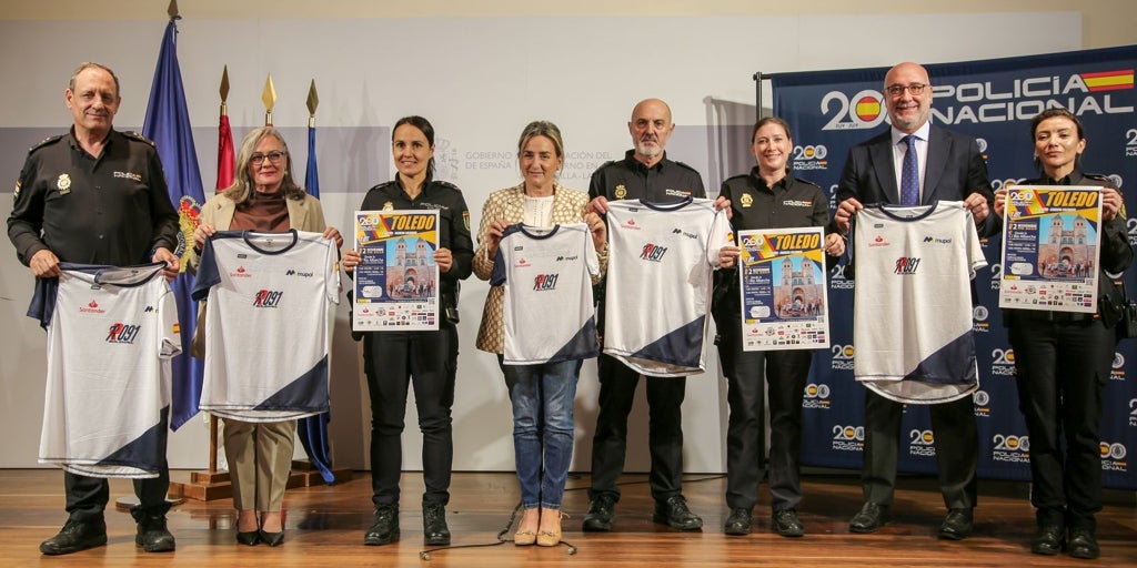La Policía Nacional organiza en Toledo la carrera  Ruta 091  a beneficio de Afanion