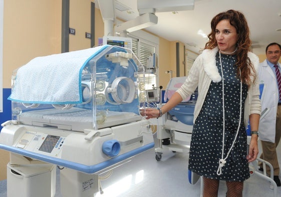 María Jesús Montero, en su época como consejera de Sanidad
