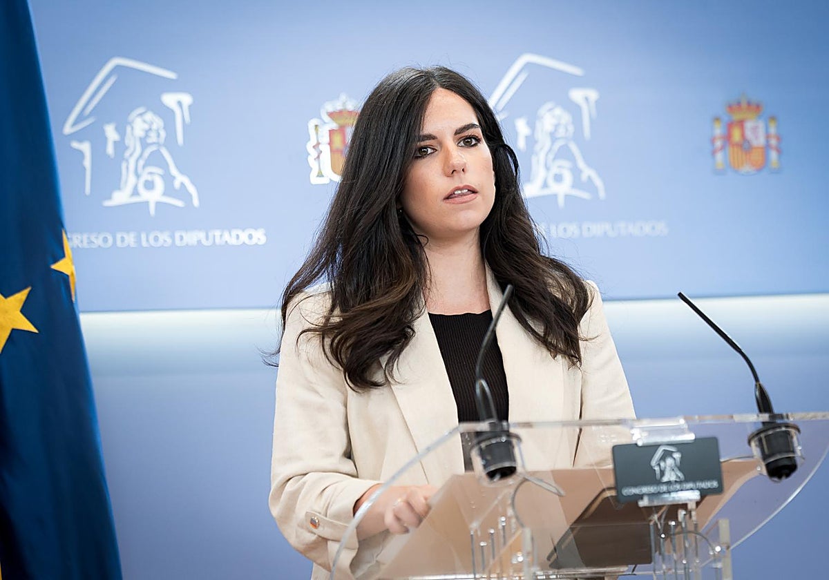 La portavoz de Vox en el Congreso, Pepa Millán