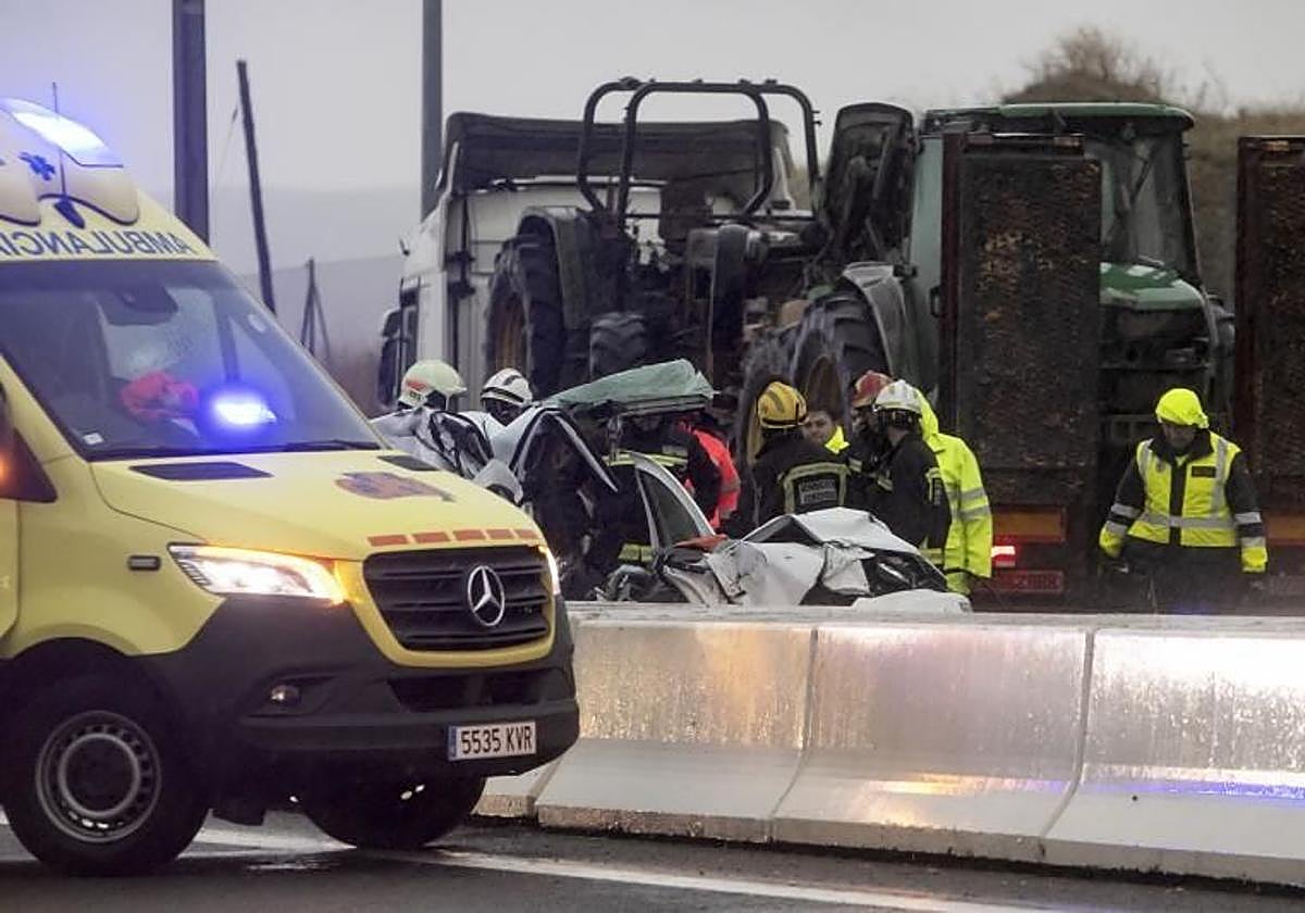 Imagen de archivo de un accidente en la N-432 a su paso por Córdoba