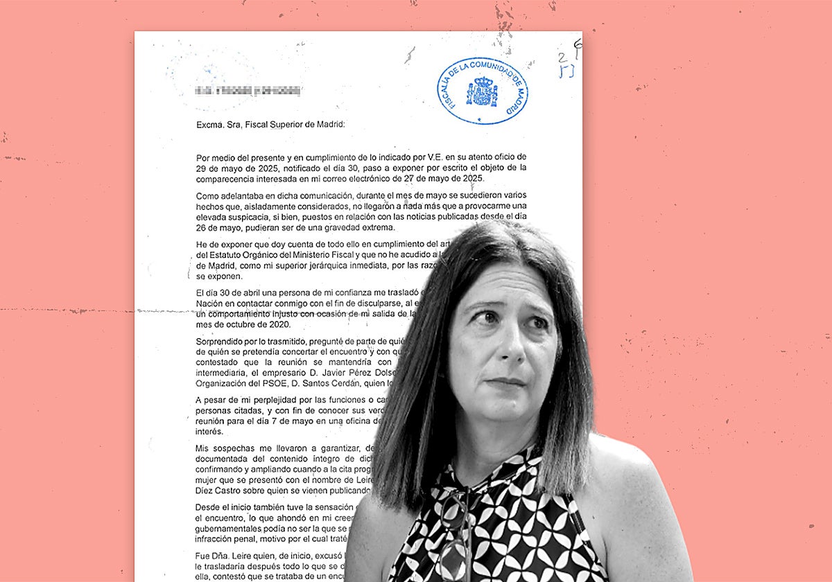 Leire Díez se presentó ante el fiscal Stampa como la persona de confianza de Sánchez tras la imputación de Begoña Gómez