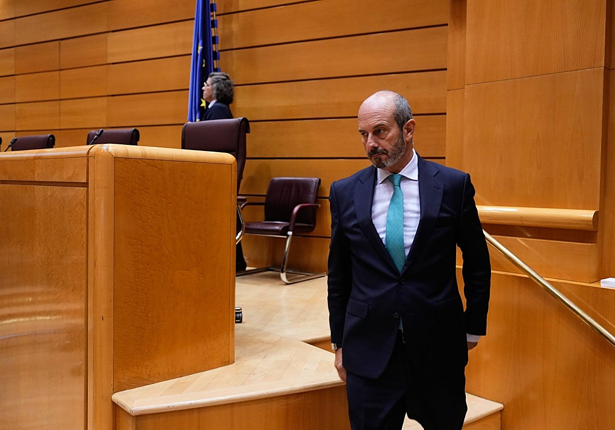 El presidente del Senado, Pedro Rollán