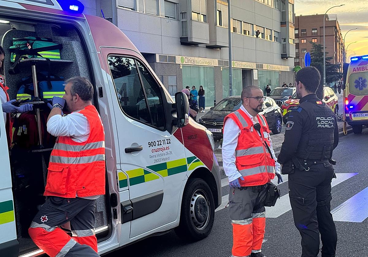 Los servicios de emergencia en el lugar de los hechos.