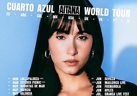 Aitana anuncia un segundo concierto en el Roig Arena de Valencia: fecha y cuándo salen las entradas