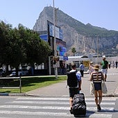 Entrada a Gibraltar desde La Línea de la Concepción