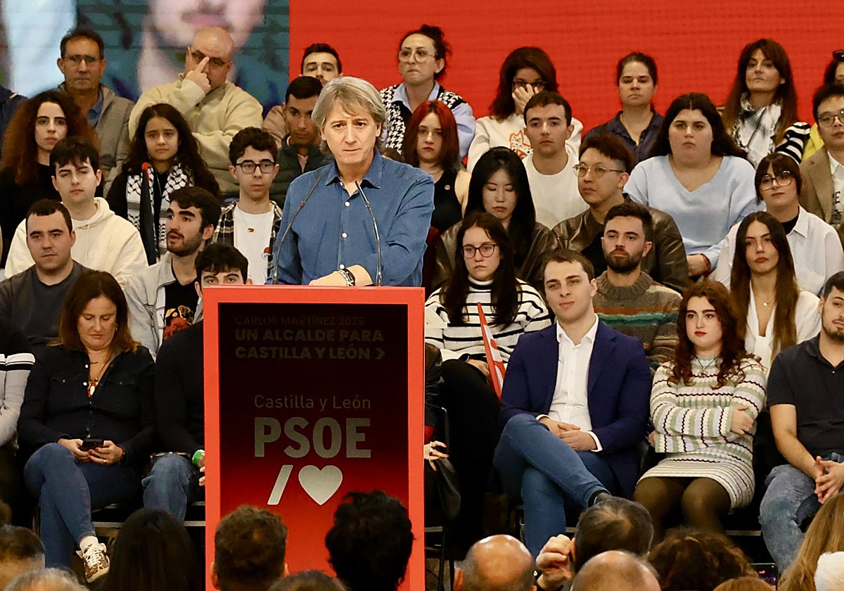 Carlos Martínez, en la jornada del PSCL celebrada este fin de semana en León