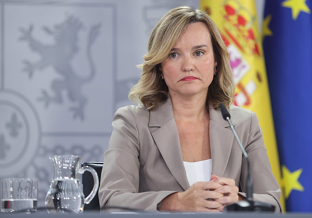 La ministra y portavoz del Gobierno, Pilar Alegría