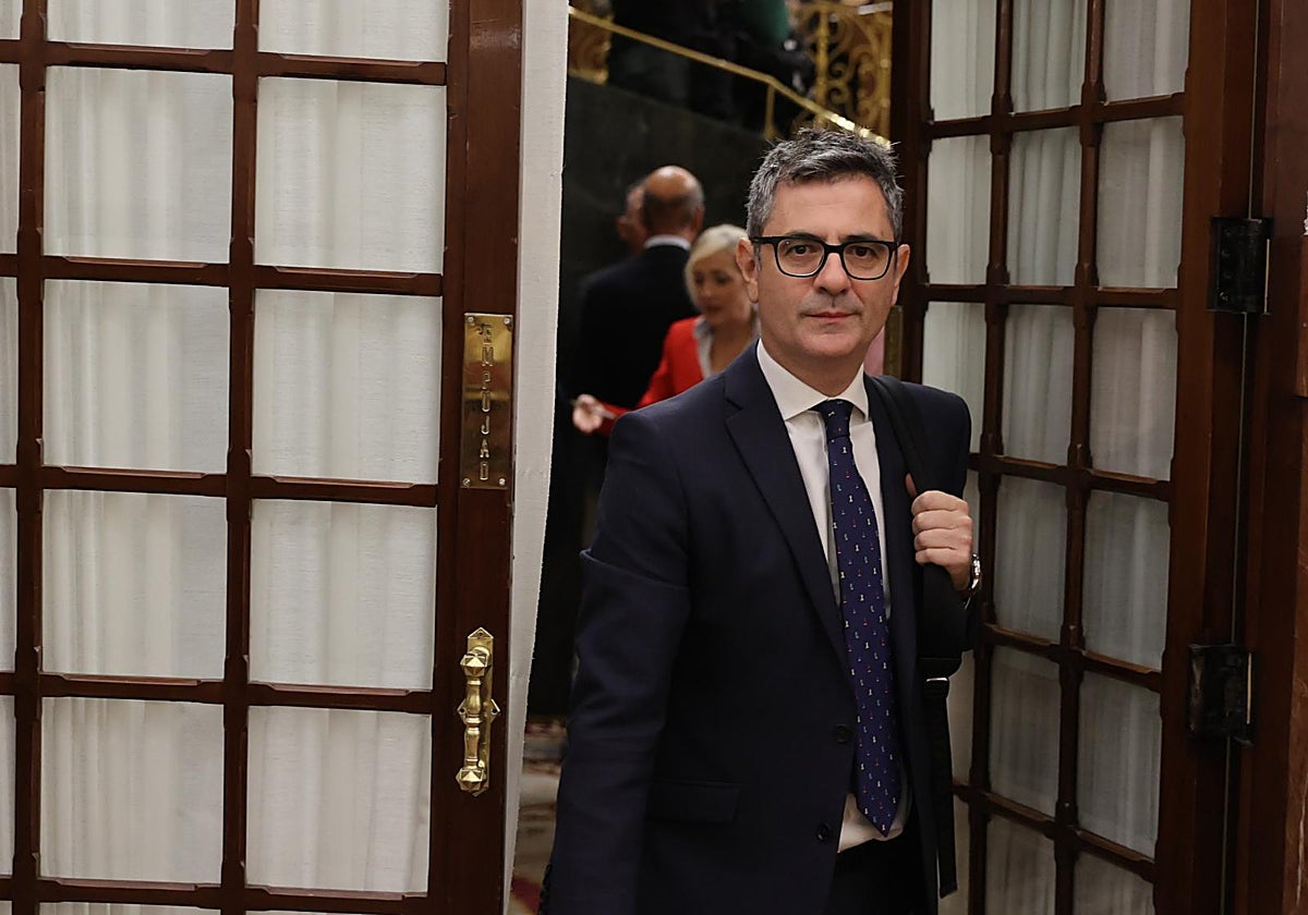 El ministro de Justicia, Félix Bolaños