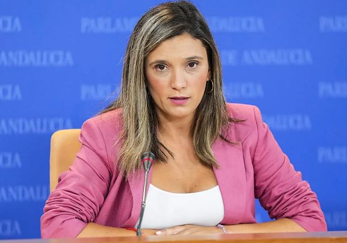 María Márquez, en una comparecencia en el Parlamento de Andalucía