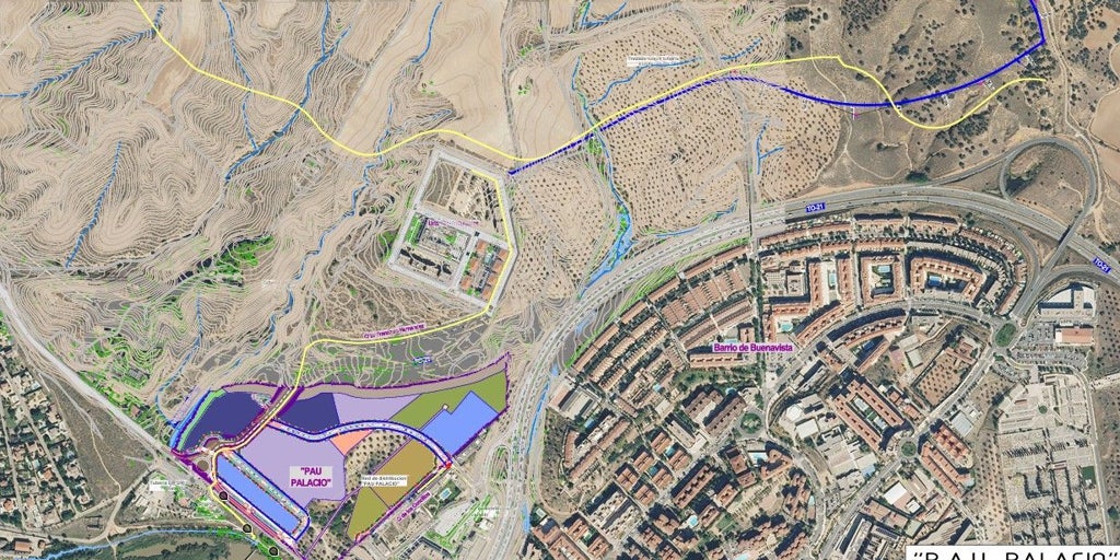 El PAU Palacio urbanizará 18 hectáreas con bloques de pisos y zonas verdes entre los barrios toledanos de Valparaíso y Buenavista