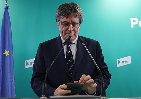 Puigdemont rompe con el PSOE y afirma que Sánchez «podrá tener el poder, pero no podrá gobernar»