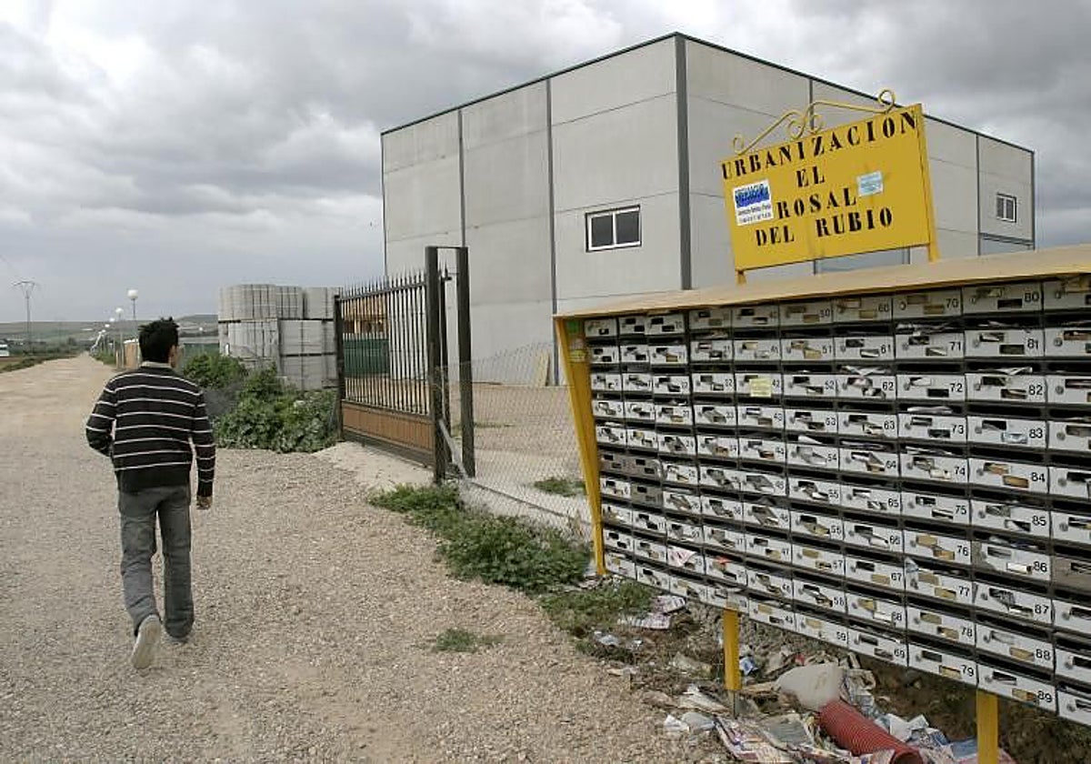 Urbanización Rosal del Rubio en una imagen de archivo