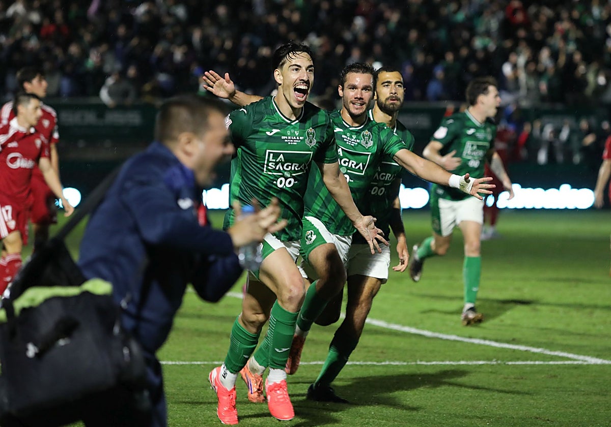 Las mejores imágenes del CD Toledo-Sevilla FC de Copa del Rey