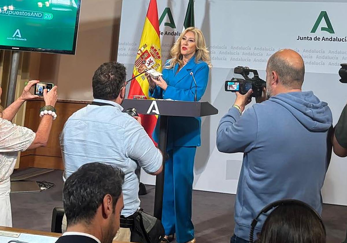 La portavoz del Gobierno andaluz, Carolina España