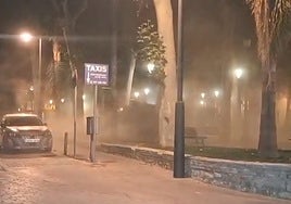 La borrasca Benjamín deja una fuerte tromba de agua en la Subbética y Campiña Sur a primera hora de la tarde