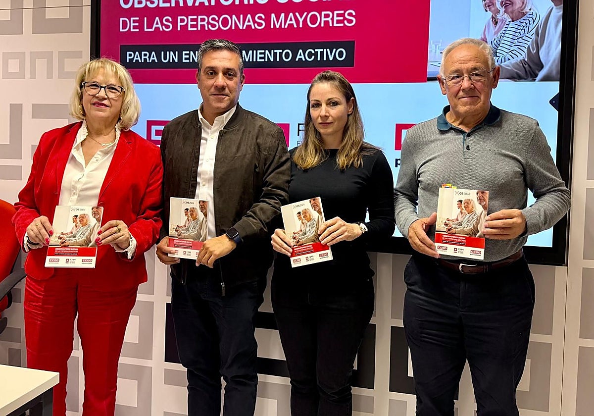 Participantes en la presentación del Observatorio Social de las Personas Mayores