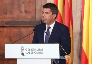 Imagen del presidente de la Generalitat Valenciana, Carlos Mazón