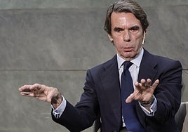 Aznar: «El objetivo de Vox es acabar con el único partido constitucionalista de España, el PP»