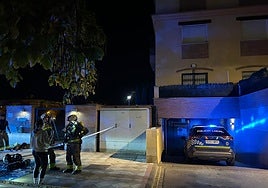 Una explosión de gas provoca un incendio con cuatro heridos en el pueblo granadino de Atarfe