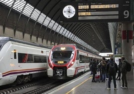 Renfe mantiene suspendidos los trenes entre Sevilla, Huelva y Cádiz por los efectos del temporal