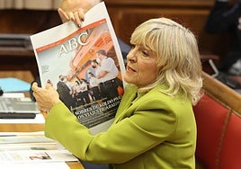 María Caballero, senadora de UPN e hija de un asesinado por ETA: la primera en interrogar a Sánchez en el Senado