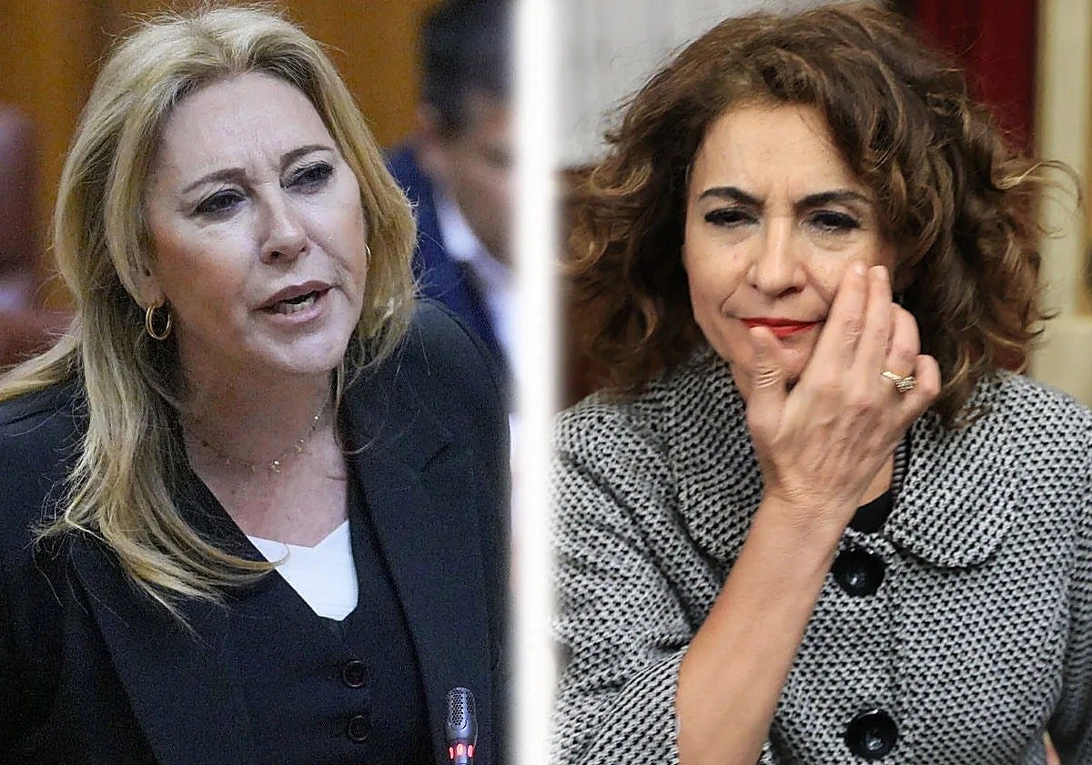 Carolina España, consejera de Economía de la Junta de Andalucía, y María Jesús Montero, ministra de Hacienda