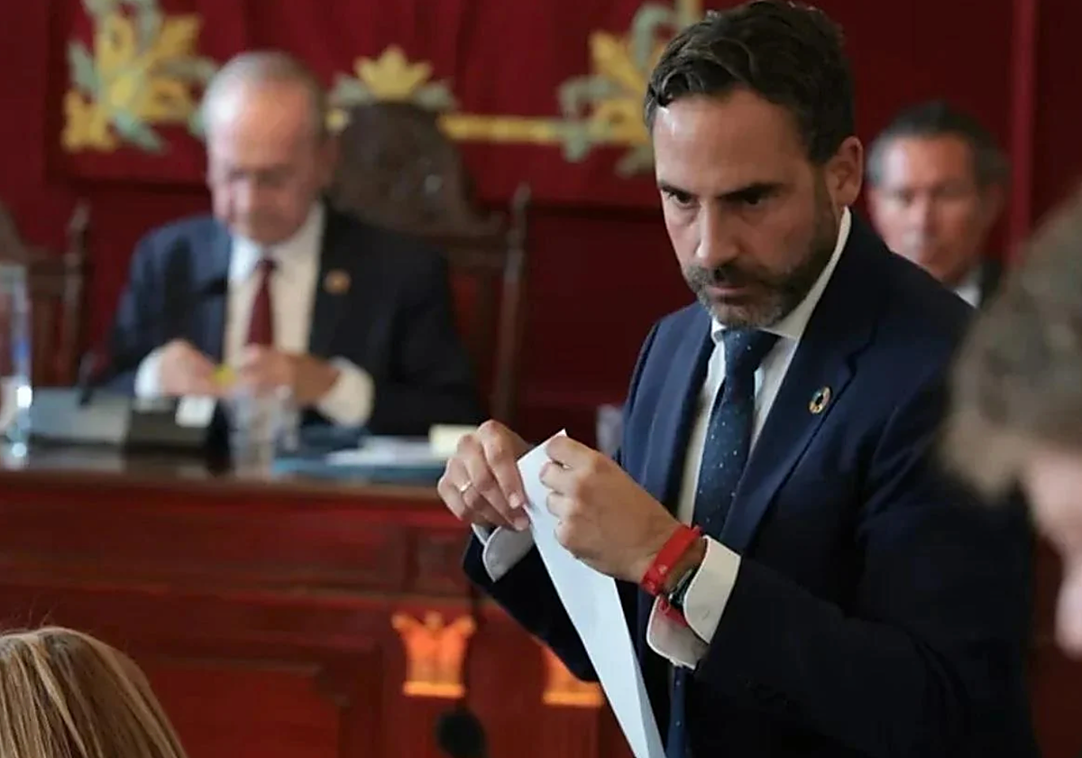 El portavoz municipal socialista, Dani Pérez