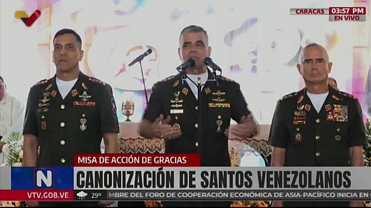 El ministro de Defensa dice que los venezolanos no merecen el "asedio criminal" de EE.UU.