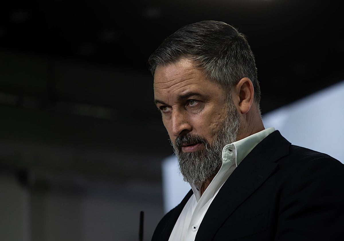 Abascal acusa al PP de dar un «balón de oxígeno» a Sánchez con la dimisión  de Mazón