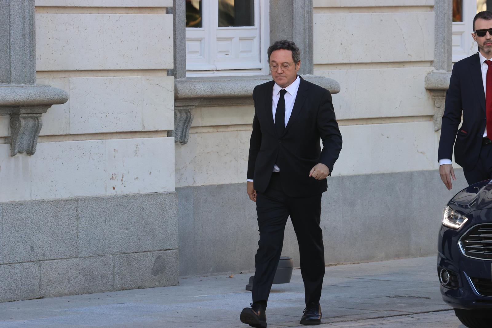 Álvaro García Ortiz, a su llegada al Tribunal Supremo