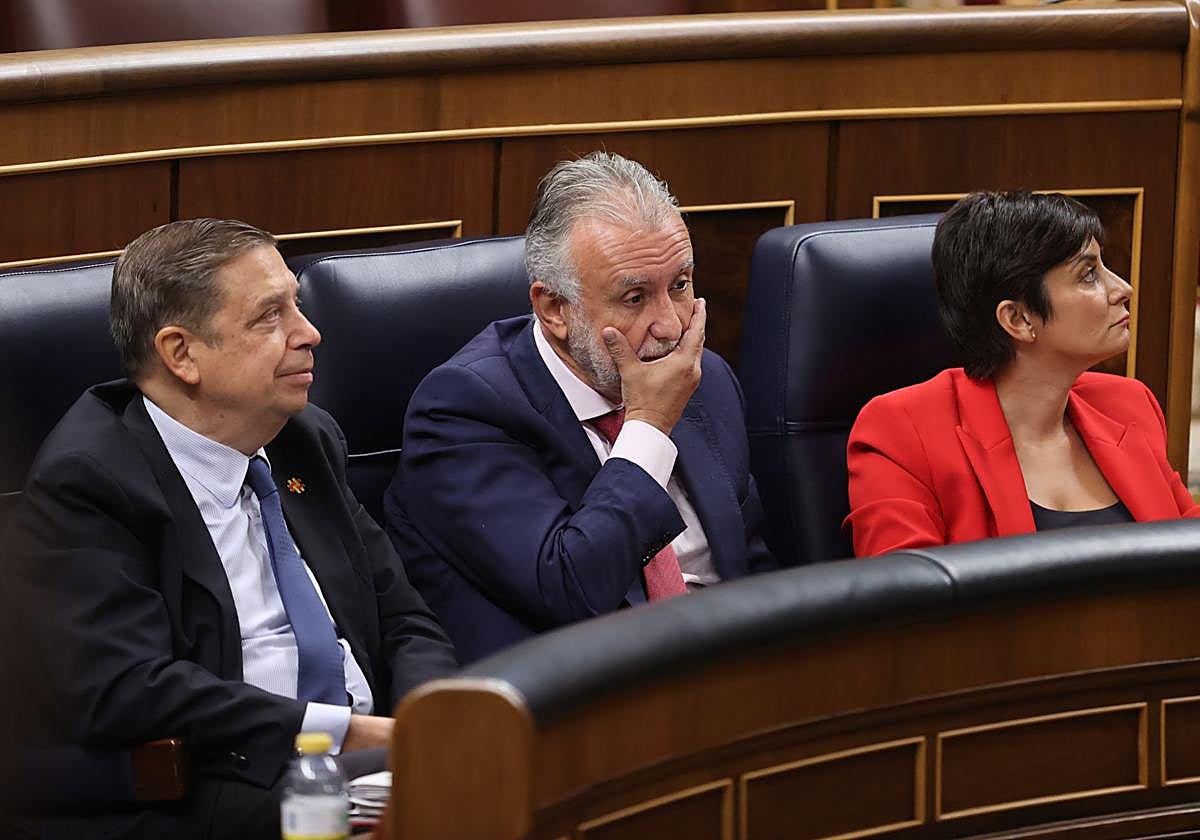 Ángel Víctor Torres en el Congreso, la semana pasada