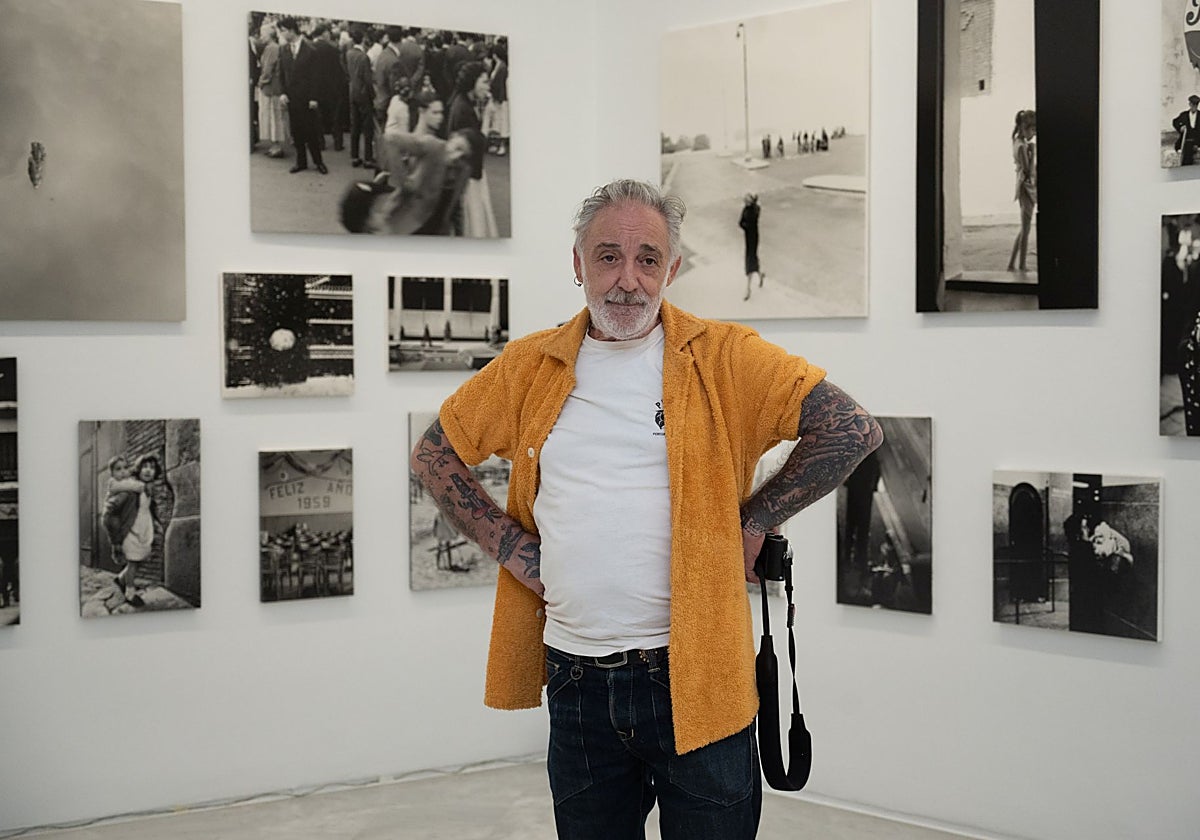 Alberto García-Alix, en Sevilla, el año pasado