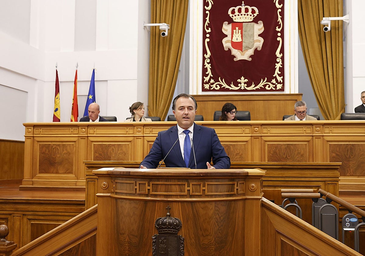 David Moreno, presidente del grupo parlamentario Vox en las Cortes de Castilla-La Mancha