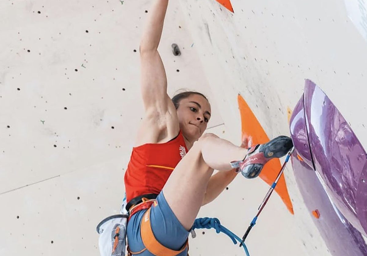 La escaladora vallisoletana Iziar Martínez, finalista del Premio Princesa de Girona 2025