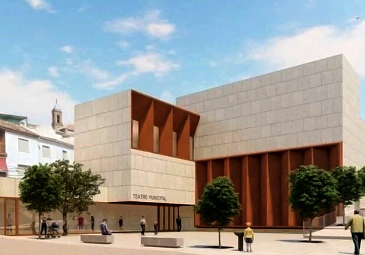 Proyecto desechado del teatro de Carcabuey