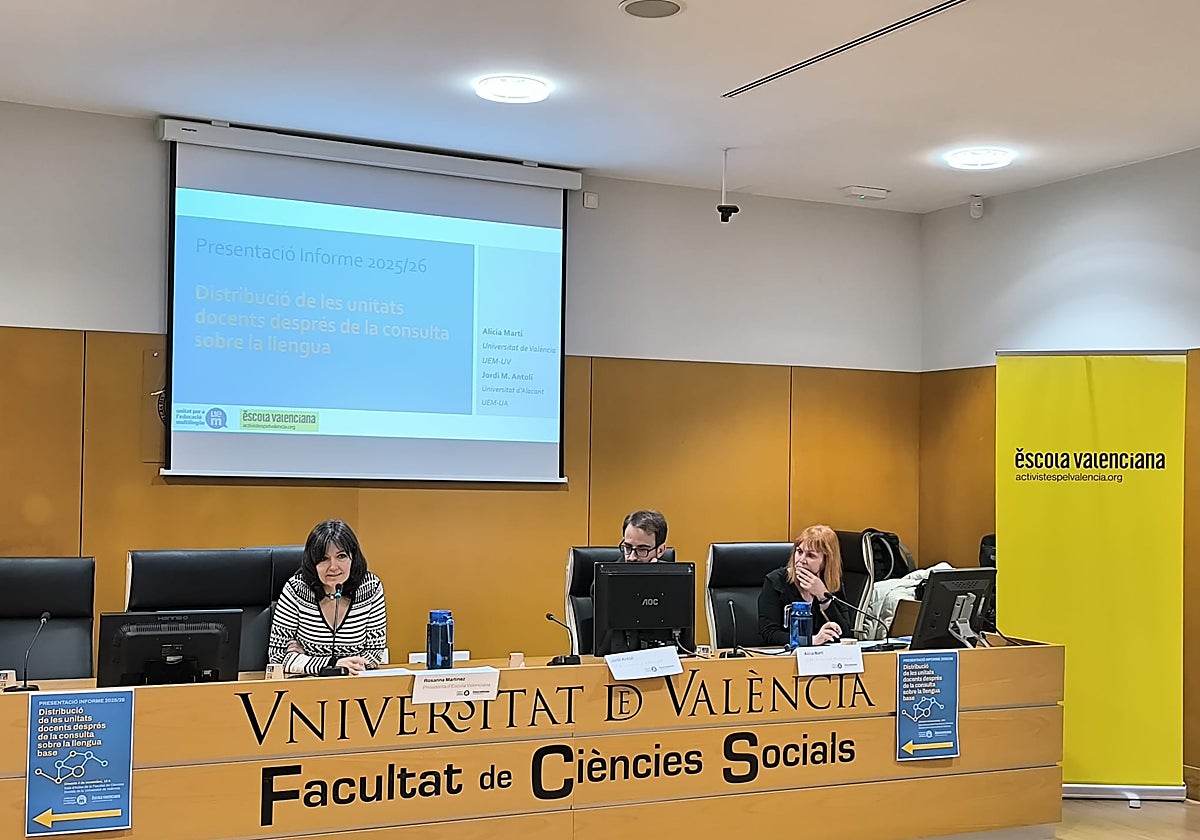 Presentación del informe sobre l